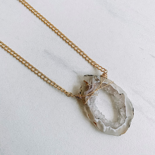 Fancy Geode Necklace